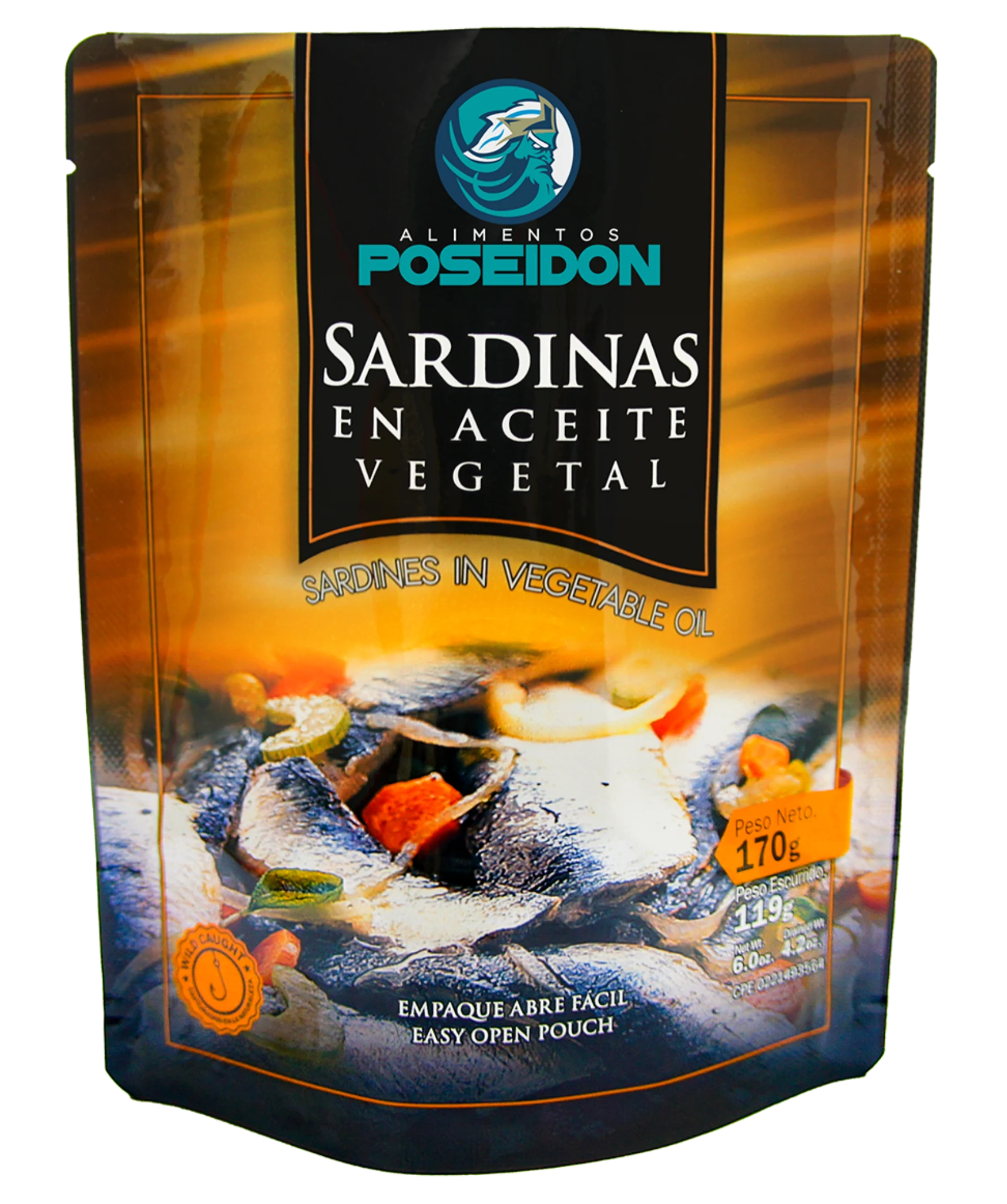 Sardinas Poseidón en aceite vegetal