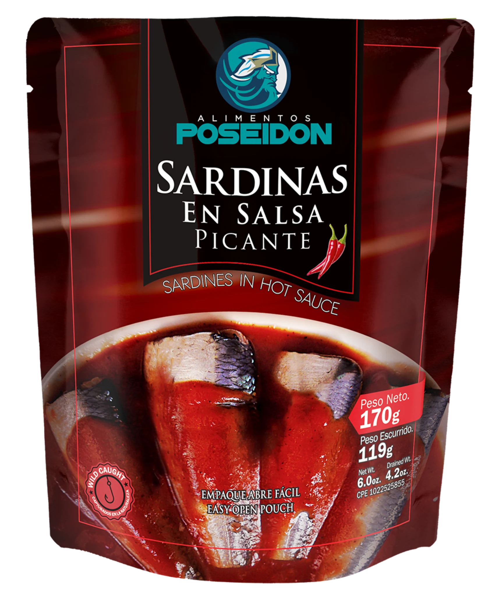 Sardinas Poseidón en salsa picante
