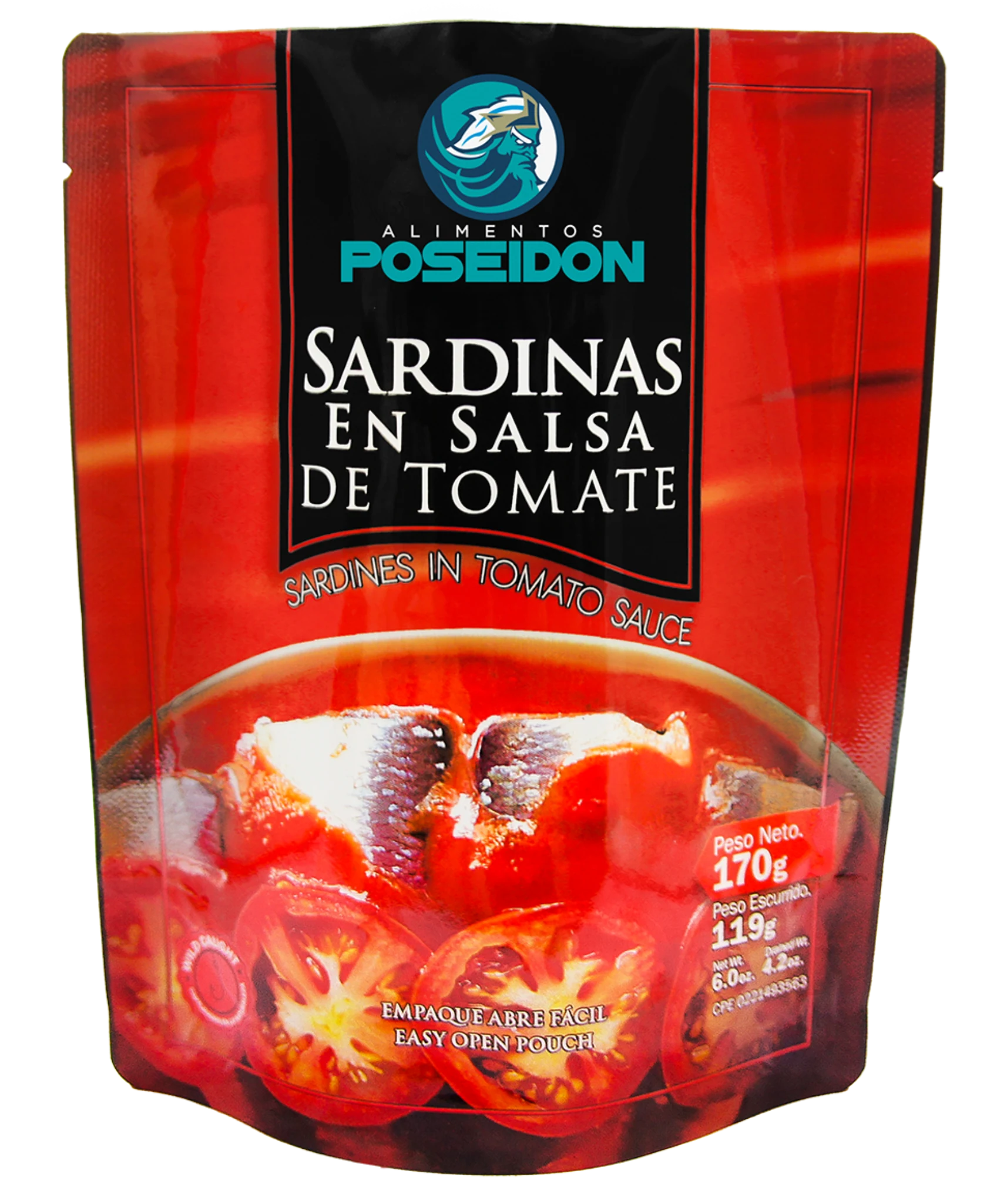 Sardinas Poseidón en salsa de tomate